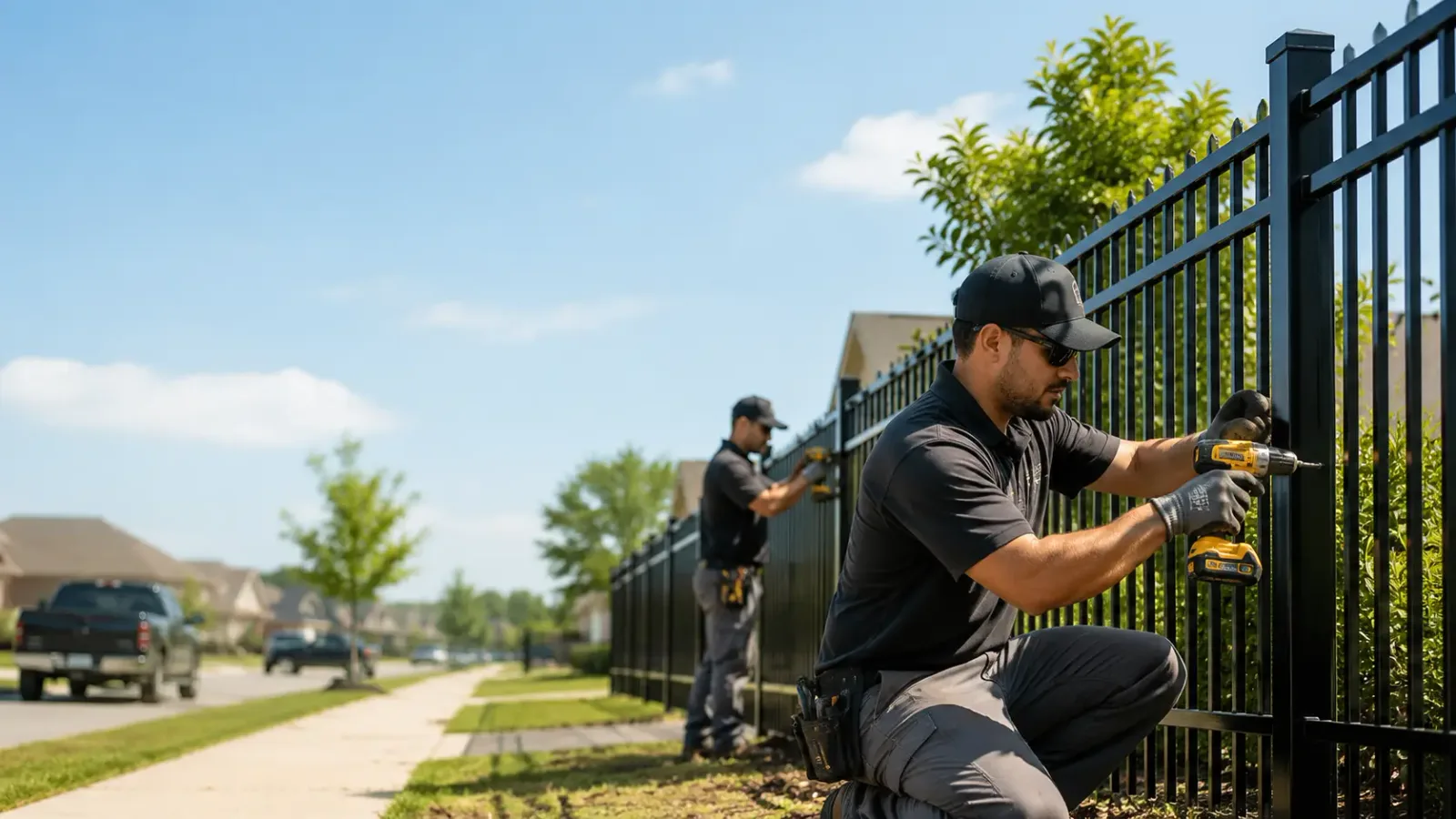 Metal Fence Installation in Half Way, MO